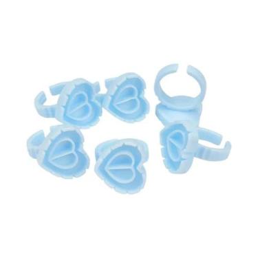 Imagem de Copo De Cola Plástico Descartável Em Forma De Coração Para Extensão De