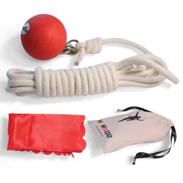 Imagem de Martelo meteoro com bola de borracha, arma de combate Kungfu chinesa tracional, equipamento de artes marciais