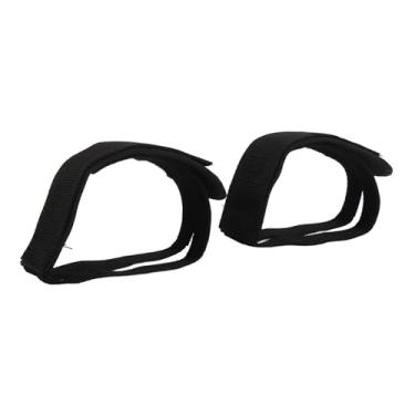 Imagem de Generic Correia Adesiva do Dedo do pé Pedal Ciclismo, Correia Fixa Durável da Bicicleta da Engrenagem para Bicicletas de Estrada, 1 par para Atividades Ao Ar Livre (Preto)