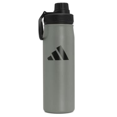 Imagem de Garrafa Adidas Metálica Tampa Rosca 0,6 L Cinza