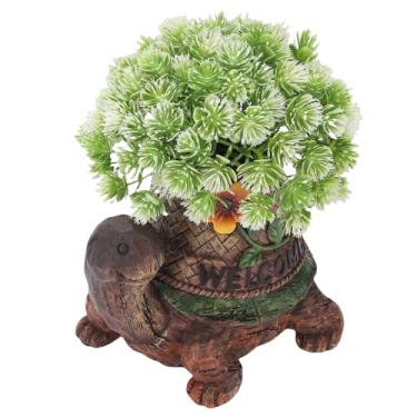 Imagem de Hyuduo Lâmpada de Estátua Solar, Plantador Com Sensor Automático do Crepúsculo Ao Amanhecer para Pátio de Jardim Ao Ar Livre e Decoração de Quintal