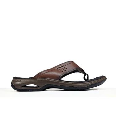 Imagem de Chinelo Pegada Masculino Em Couro Conforto-Masculino