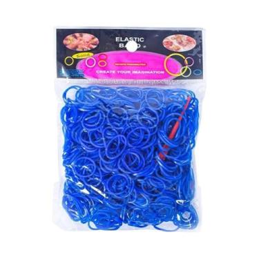 Imagem de Kit De Fazer Pulseiras DIY Para Crianças 600 Peças Elásticos De Borrac