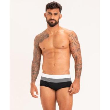 Imagem de Sunga Tricolor - APNEIA, Preto, G