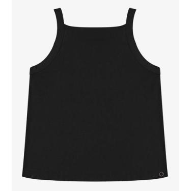 Imagem de Regata Visco Tricot Feminina Endless Preto, M, Preto