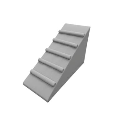 Imagem de Rampa e Antiderrapante com Degraus para Pet Cachorro e Gatos Durável Segura para Todos os Portes (Cinza)