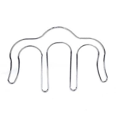 Imagem de CUOFYUNL 2 peças porta página de música clipe de livro acessórios para instrumentos musicais tipo M ferro leve (Prata)