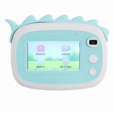 Imagem de DMWD Câmera instantânea para crianças, para meninas, tela sensível ao toque de 3 polegadas, impressão instantânea para câmera digital infantil com 3 rolos de papel de impressão e cartão TF 32G (azul)