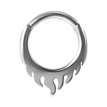 Imagem de Piercing De Aço Inoxidável Em Formato De Coração Para Orelha (Tragus, 