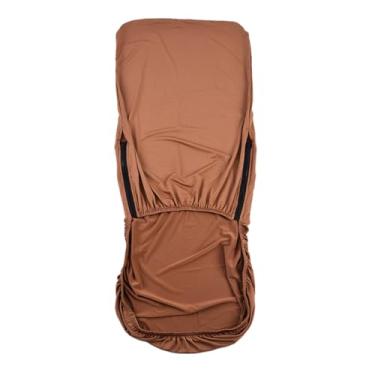 Imagem de Capa para cadeira de escritório – Capa removível para cadeira de computador | Protetores de almofada para assento de mesa com zíper, esticável para computador