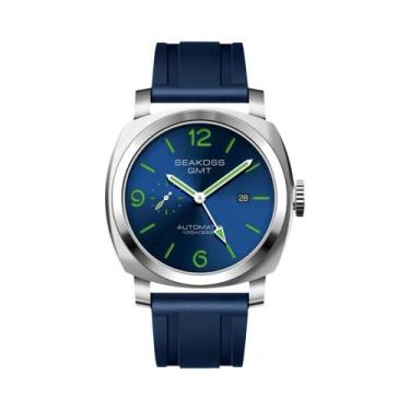 Imagem de Relógio De Mergulho Masculino GMT SEAKOSS Automático Mecânico 10ATM Co