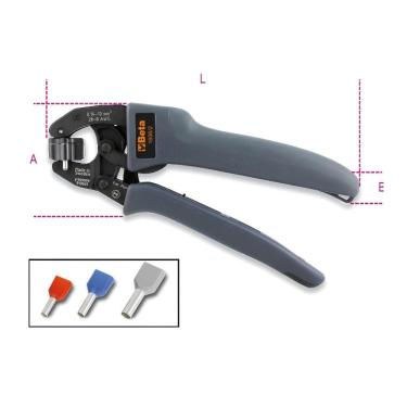 Imagem de Alicate De Crimpagem Para Terminais Cilíndricos 1606-2 Beta