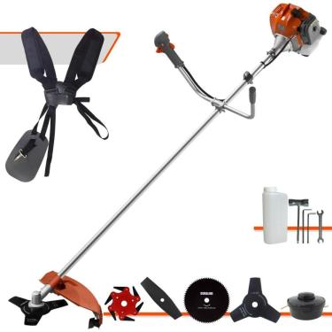 Imagem de Roçadeira Lateral Tekna Rl430acntk 43cc + Facas 2p 6p 80d