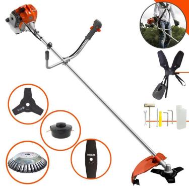 Imagem de Roçadeira Tekna Rl430acntk 43cc + Faca 40d + Escova De Aço