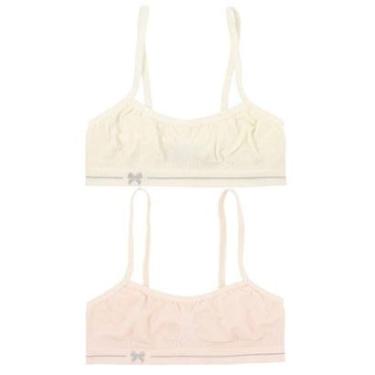 Imagem de Kit 2 Top DelRio Kids Infantil Feminino Sem Costura Microfibra-Feminino