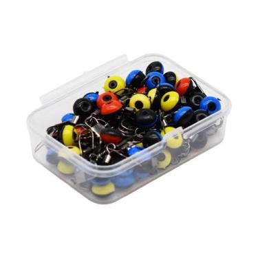 Imagem de Conectores Giratórios Duráveis Para Boias De Pesca Com Anéis Giratório