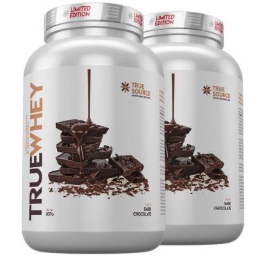 Imagem de Kit 2 Whey Protein Isolado Dark Chocolate 837g - True Source-Unissex