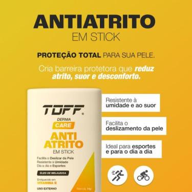 Imagem de Anti Atrito Stick Toff Melaleuca Para Esportes Zero Assadura