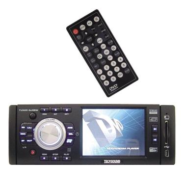 Imagem de Aparelho Tec-Sound Ard-35 Dvd Player C/Cd C/Mp3 Tela 3.5 Tft