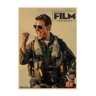 Imagem de Pintura em pôster Top Gun Maverick Vintage Wall Art 30x42cm