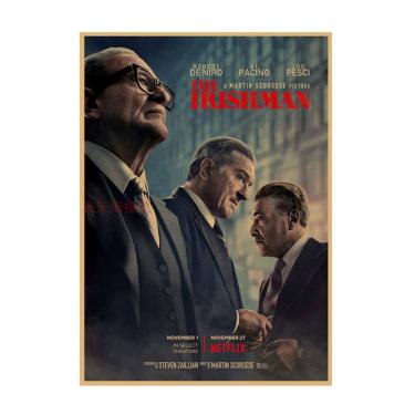 Imagem de Pôster Three Billboards Outside Ebbing Missouri Vintage Kraft Paper 29,7x42cm