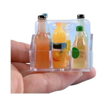 Imagem de Conjunto De Máquina De Bebidas Em Miniatura Para Casa De Bonecas 1:12 