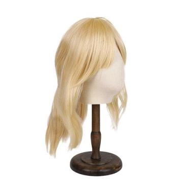 Imagem de Peruca de cosplay Genshins Impacts Klees, fantasia de cabelo sintético