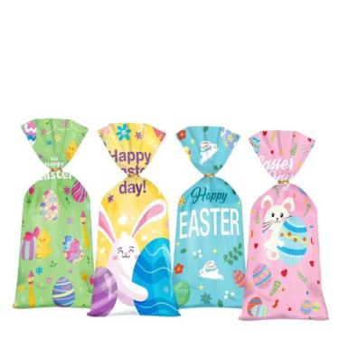 Imagem de Bolsa de presente Easter Clear OPP Candy Treat 13 x 27,5 cm 50 unidade