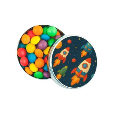 Imagem de Latinha Lembrancinha Personalizada Foguetes