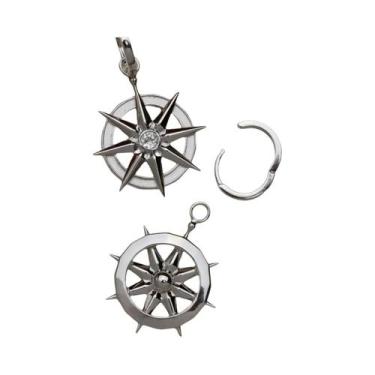 Imagem de Pingentes De Estrela Baldur's Gate Para Cosplay, Brincos De Aço Titâni