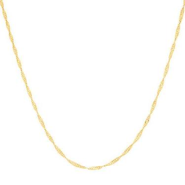 Imagem de Corrente Folheado Ouro Fio Singapura Rommanel 530590 42 Cm Tamanho:42C