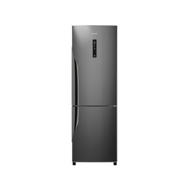 Imagem de Refrigerador Bottom Freezer Panasonic de 02 Portas Frost Free com 407 Litros, Inverter e Painel Easy Touch Aço Escovado - BB41
