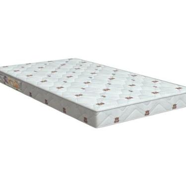 Imagem de Colchão de Berço Espuma Baby Flex D18 10x70x130cm Branco - Orthoflex