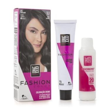 Imagem de Coloração Yamá Beauty Care Mini Kit Fashion Color 1.1 - Yama Expert