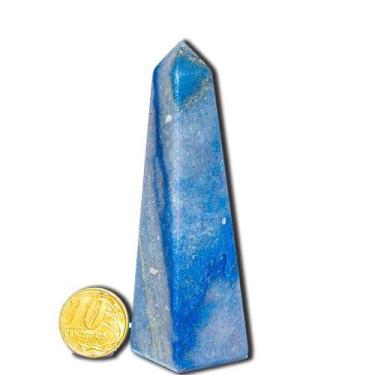 Imagem de Obelisco Quartzo Azul Natural 6 a 8 cm 25 a 50 g - Tipo B - Cristaisde