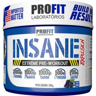 Imagem de Insane Explosion Extreme Pre-Workout - 200g Uva - ProFit - PROFIT LABO