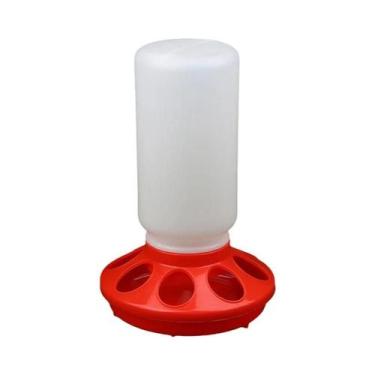 Imagem de Comedouro E Bebedouro Automático Grande Para Aves, Dispensador De Água