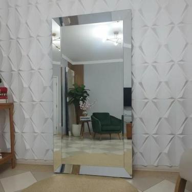 Imagem de Espelho decorativo chanfrado 90x220 cm cristal - Espelhostore
