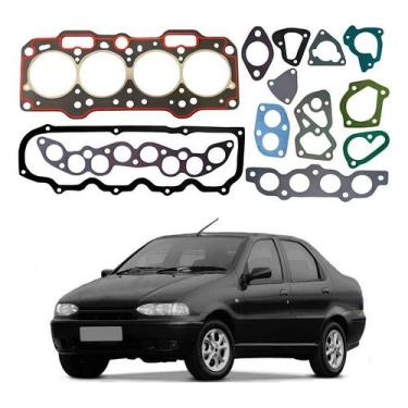 Imagem de Jogo Junta Cabeçote Fibra Fiat Siena 1.0 1.5 1997 A 2000 - Bastos