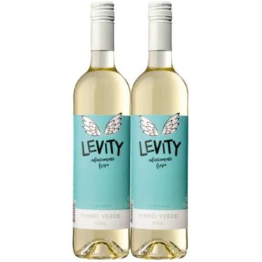 Imagem de Kit 2 Garrafas Vinho Verde Levity Branco 750ml