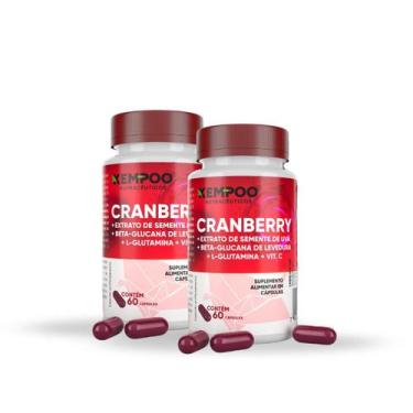 Imagem de Cranberry e Extrato de Semente de Uva com Beta Glucana 60 caps Kempoo 