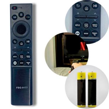 Imagem de Kit Controle Compatível Com TVs 4k Samsung FBG-9177 - Pilha - FBG Come