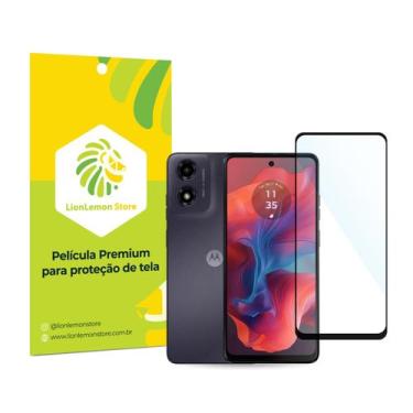 Imagem de Película de Vidro Ultrashield LionLemon p/ Motorola Moto G04 / G04S - 
