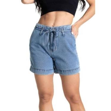 Imagem de Shorts Jeans Sawary - 281206 - Azul médio 44-Feminino