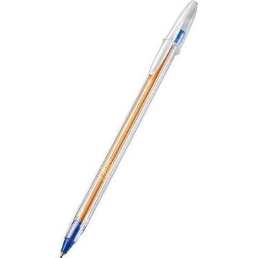 Imagem de Caneta BIC Cristal Esferográfica 0.8mm Escrita Suave -, AZUL