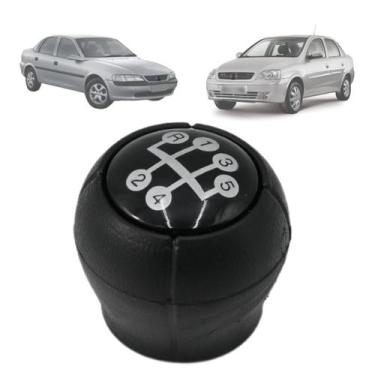 Imagem de Manopla De Câmbio Corsa Sedan Hatch 2000 Até 2012 Vectra 1997 Até 2005