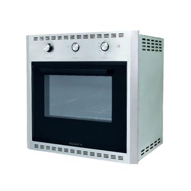 Imagem de Forno Elétrico de Embutir Fogatti E60 Inox 60L 1750W com Timer Grill Easy Clean Inox 110V