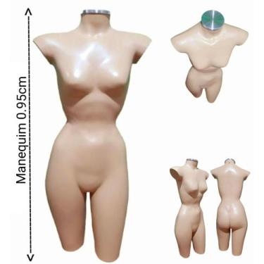 Imagem de Manequim feminino adulto (meio corpo cinturinha N.36) na cor bege + ta