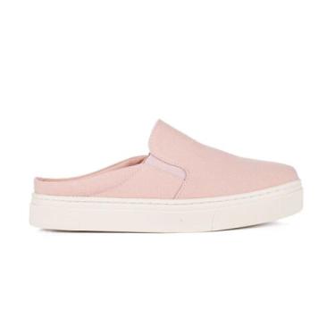 Imagem de Tenis Feminino Slip On Mule Moda Bell Casual Forro Confort, 35, Rosa