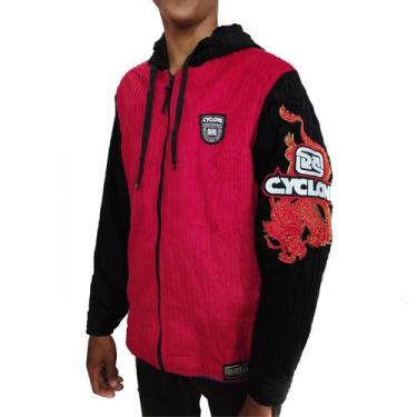 Imagem de Jaqueta Cyclone Veludo Vermelha ORIGINAL 08050234, Vermelho, P